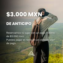 Anticipo $3,000 MXN